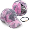 C.C Ponycap Messy High Bun Ponytail Adjustable Glitter Mesh Trucker Baseball Cap
