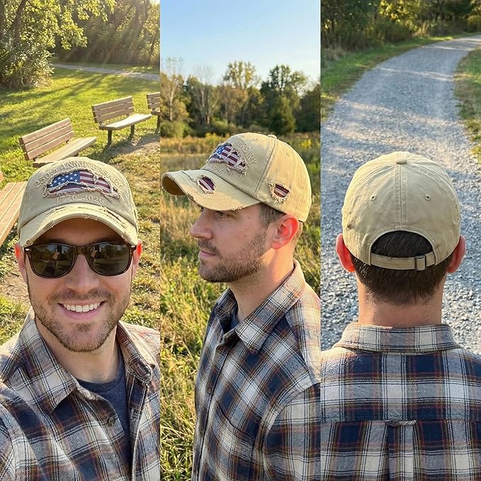 250th Anniversary USA Hat Eagle 250 Year American Anniversary Baseball Cap Adjustable Patriotic Hats