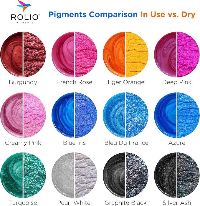 Rolio Mica Powder Pearlescent Color Pigment - Image 3