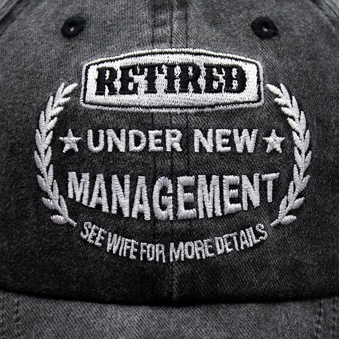 Retirement Gifts for Men Women Funny Retired Adjustable Baseball Cap Embroidered Retirement Hats for Men