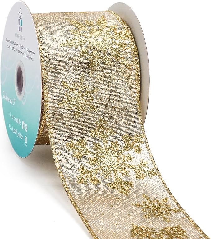 CT CRAFT LLC Champagne Gold Metallic Fabric by CTCRAFTLLC