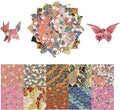 Origami Paper Kit 50 Sheets 6 Inch Square Double Sided Color 10 Vivid Sakura by Bestartsuppliesforyou