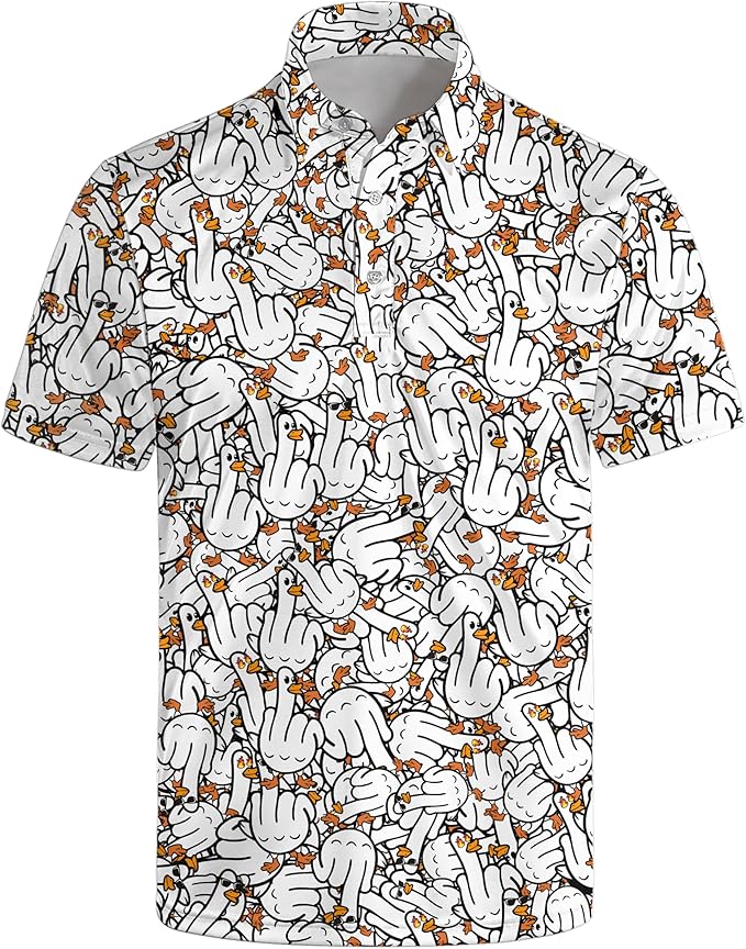 Mens Golf Shirts Golf Polo Shirts for Men Short Sleeve Polo Shirts Golf Gifts