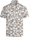 Mens Golf Shirts Golf Polo Shirts for Men Short Sleeve Polo Shirts Golf Gifts