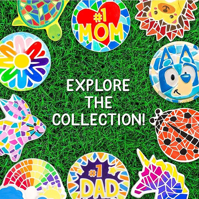 Creative Roots Paint Your Own Bunny Garden Stone, Craft Kits, Stepping Stones - Image 7