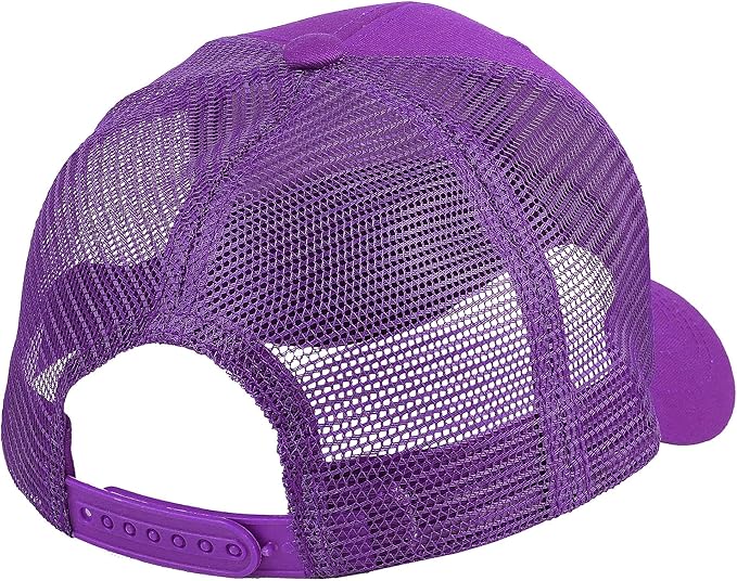 Falari Trucker Hat Baseball Cap Structured Plain Design 6 Panel, Adjustable Size