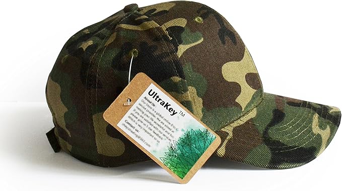 UltraKey Mens Womens Army Military Baseball Cap Camouflage Hats for Hunting Fishing Outdoor Activities
