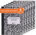 EPI Marble Hardcover College Ruled Composition Notebook | 200 Pages, 9.75 x 7.5 by EPI