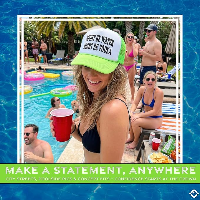 Funky Junque Premium Mesh Snapback Trucker Hat - Stylish Comfort for All - Patriotic, Humor & More