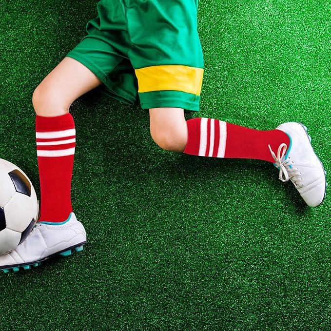 qikqik Toddler Soccer Socks Kids Soccer Socks Boys Baseball Sock Youth Football Sock Girls Softball Accessories Team Sports