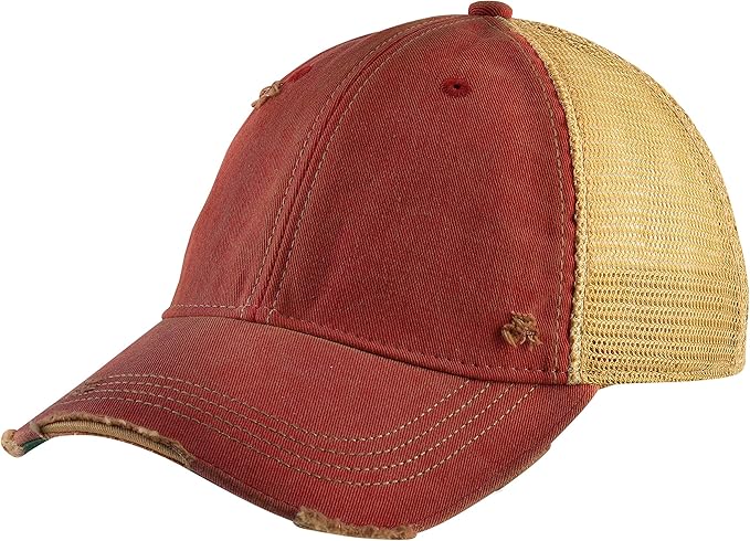 Vintage Distressed Baseball Cap – Unstructured Fit Adjustable Snapback Hat for Men & Women