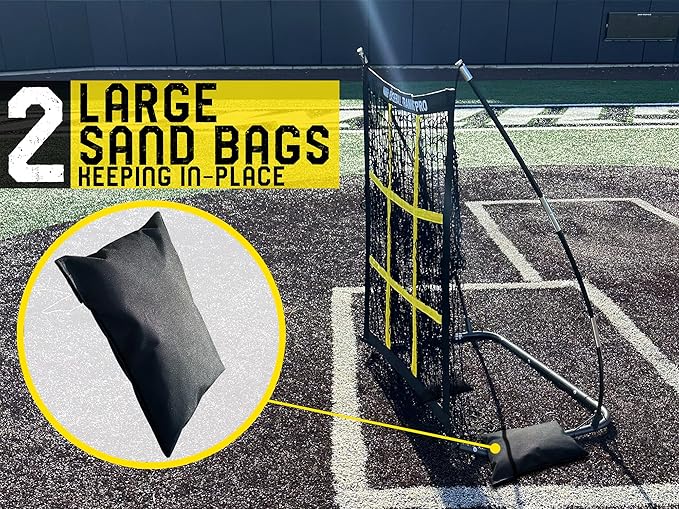 JAPER BEES Pitching Target Net Pitching Net with Strike Zone Baseball Softball Training Equipment for Youth and Adults |Portable Quick Assembly Design |Carry Bag