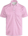 Mens Golf Shirts Golf Polo Shirts for Men Short Sleeve Polo Shirts Golf Gifts