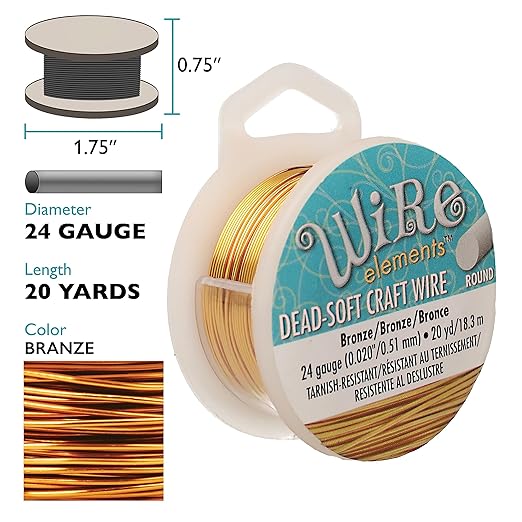 The Beadsmith Wire Elements Craft Wire – Tarnish Resistant, Soft Temper - Image 2