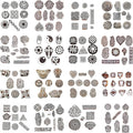 Wooden Printing Stamps Assorted Design by Hashcart