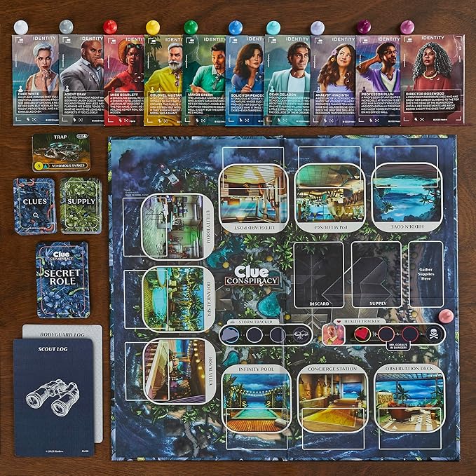 Hasbro Gaming Clue Conspiracy Board Game - Image 3