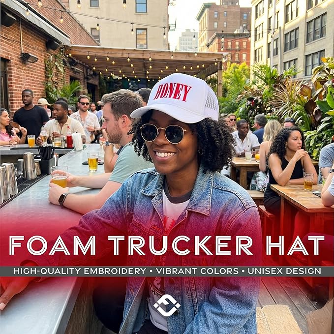 Funky Junque Premium Mesh Snapback Trucker Hat - Stylish Comfort for All - Patriotic, Humor & More