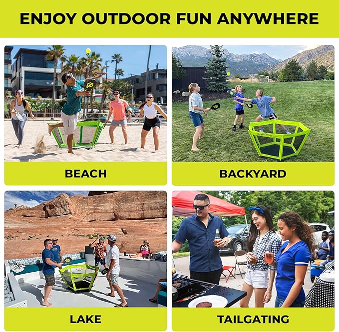 PaddleSmash - Pickleball Yard Game As Seen on Shark Tank - Beach, Tailgate & - Image 5