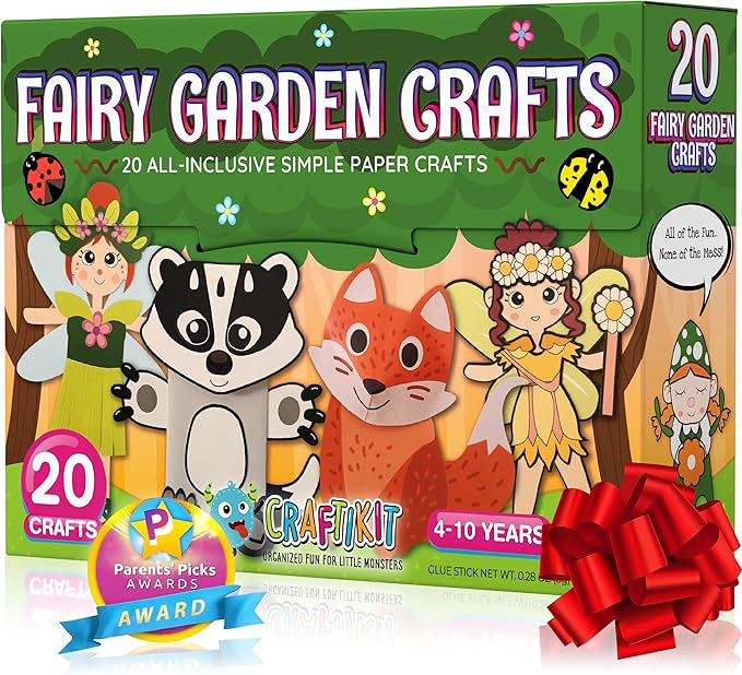 Craftikit® 20 Award-Winning Fairy Garden Crafts by CraftiKit