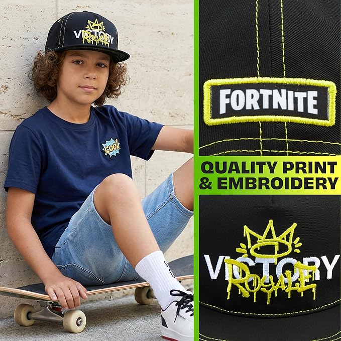 Get Trend Pokemon | Minecraft | Fortnite | Super Mario Kids Baseball Cap, Sunglasses Set UV Protection, Gamer Gifts for Boys