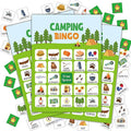 Camping Bingo Game by Disfuco