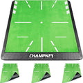 CHAMPKEY Heavy-Duty Golf Hitting Mat - Swing Path Feedback Golf Practice Mat - Ideal for Indoor and Outdoor Training