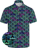 Mens Golf Shirts Golf Polo Shirts for Men Short Sleeve Polo Shirts Golf Gifts