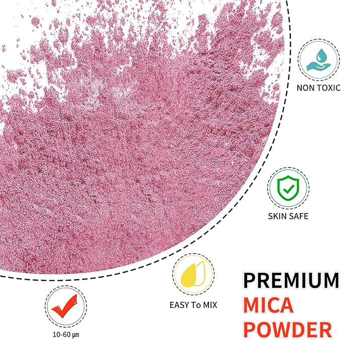 Mica Powder - 100g Mica Powder for Epoxy Resin - Metallic Color Pigment for - Image 2
