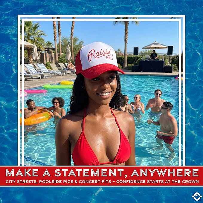 Funky Junque Premium Mesh Snapback Trucker Hat - Stylish Comfort for All - Patriotic, Humor & More