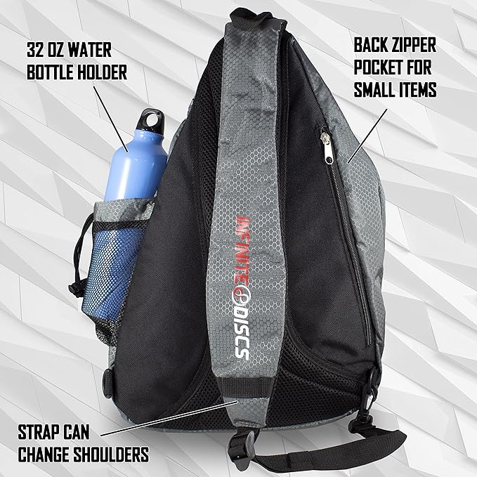 Disc Golf Backpack Slinger Bag | 6-12 Discs | Multiple Colors
