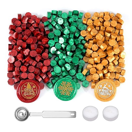 Yoption 360 Pieces Sealing Wax Beads Kit, 3 Colors by Yoption