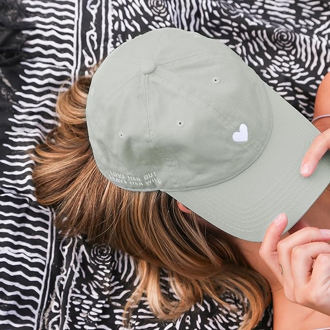 Atticus Poetry Hat, Embroidered Brushed Cotton Women’s Baseball Hat Unisex Fit, Adjustable One Size
