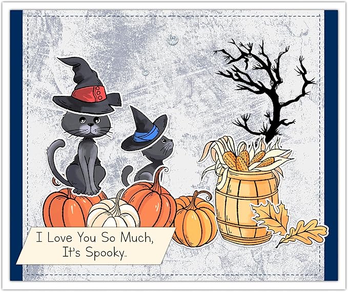 Halloween Clear Silicone stampReusable Stamp - Image 3