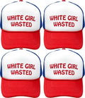 Funky Junque Premium Mesh Snapback Trucker Hat - Stylish Comfort for All - Patriotic, Humor & More