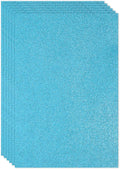 PATIKIL 2mm Thick Non Adhesive Glitter Foam Sheet 16x24inch Blue, EVA Shiny by PATIKIL