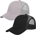 Falari Trucker Hat Baseball Cap Structured Plain Design 6 Panel, Adjustable Size