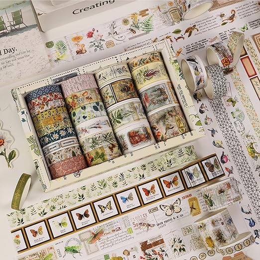Vintage Washi Tape Set - Image 2