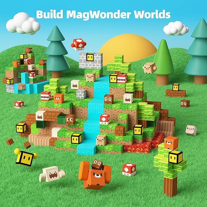 GobiDex 200PCS Magnetic Blocks Game-Based Building Toys - Image 5