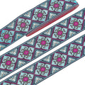 PH PandaHall 2 Inch Embroidered Woven Ribbon, 7 Yards Vintage Jacquard Ribbon by PHPandaHall