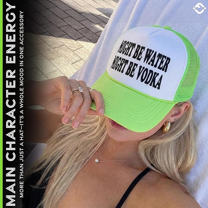 Funky Junque Premium Mesh Snapback Trucker Hat - Stylish Comfort for All - Patriotic, Humor & More