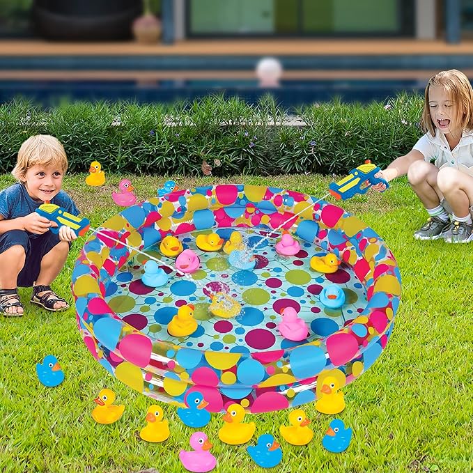 Gamie Duck’em Down Shooting Game, Carnival Duck Pond Game - Image 7