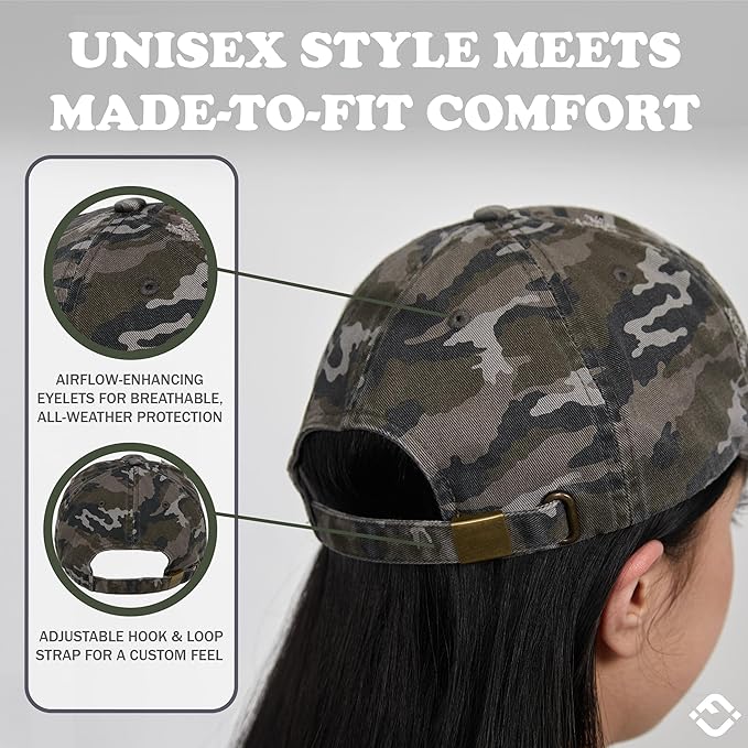Funky Junque Distressed Vintage Baseball Cap - Embroidered Patch Women's Hat - Holiday, Lifestyle & Patriotic Designs