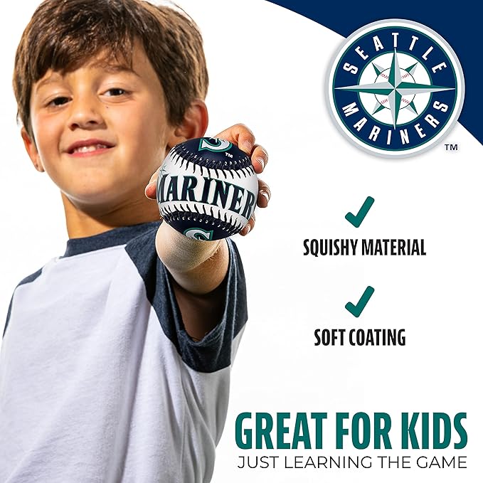 Franklin Sports MLB Team Soft Baseballs - Team Logo - Fan Shop Toy Baseball for Kids - Decoration for Desks and Office
