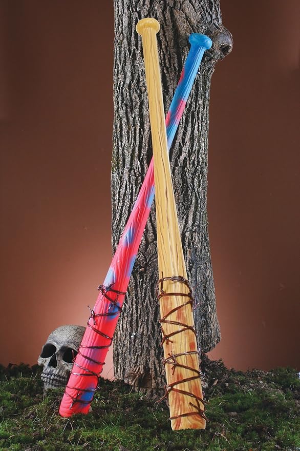 Barb Wire Baseball Bat Walking Zombie Apocalypse Weapon Toy Costume Accessory