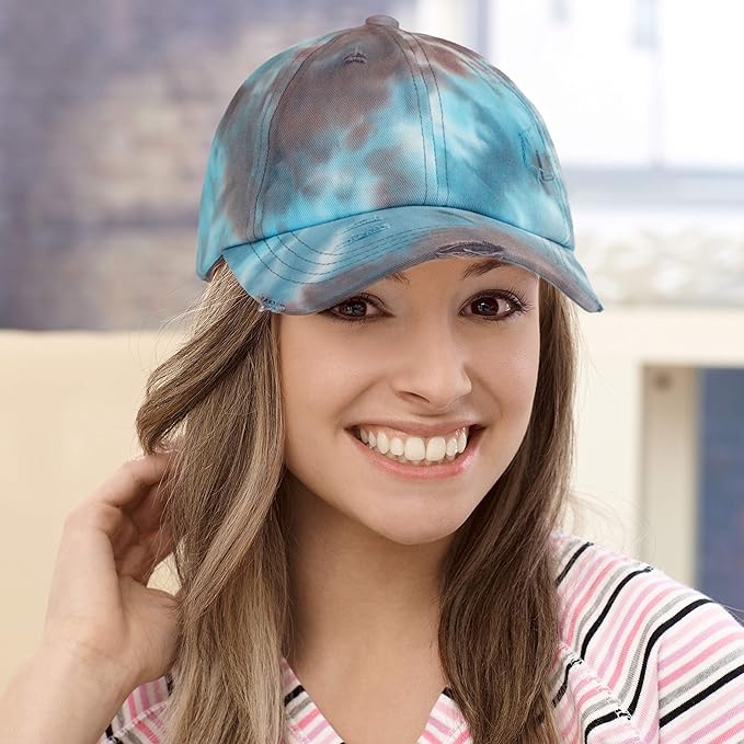 C.C Ponycap Messy High Bun Ponytail Adjustable Glitter Mesh Trucker Baseball Cap