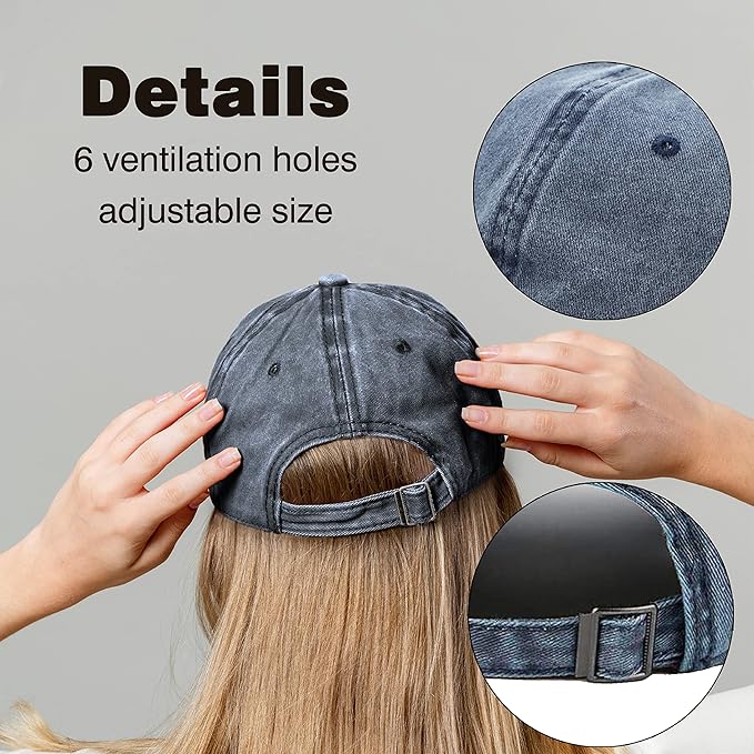 Women Style Baseball Cap, Vintage Adjustable Cotton Cap for Women Mama Grandma, Birthday Gifts for Mother Stepmother