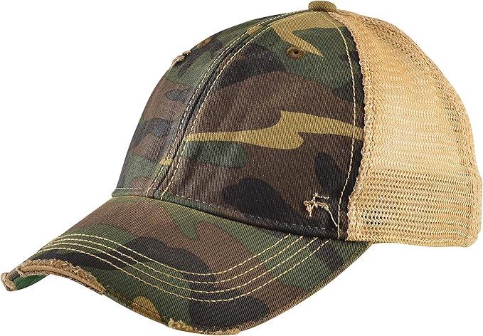 Vintage Distressed Baseball Cap – Unstructured Fit Adjustable Snapback Hat for Men & Women