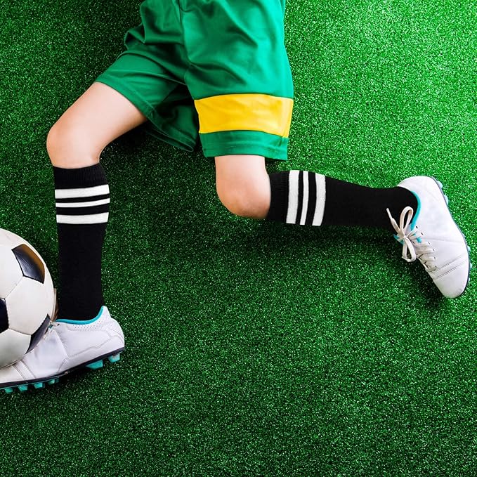 qikqik Toddler Soccer Socks Kids Soccer Socks Boys Baseball Sock Youth Football Sock Girls Softball Accessories Team Sports