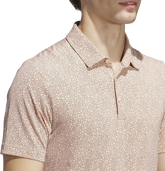 adidas Mens Ultimate365 Mini Bunker Polo Shirt