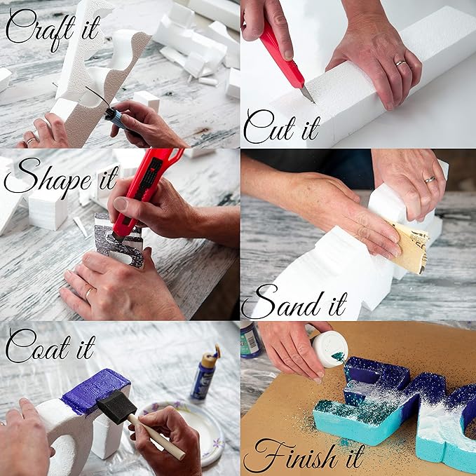 Silverlake 8x4x2 Craft Foam for Styrofoam Block Projects - Image 2